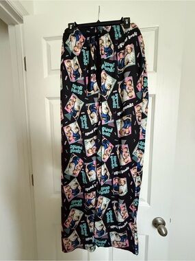 Black Graphic golden girls sleep pants